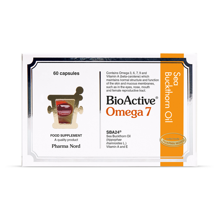 Pharma Nord BioActive Omega 7 Sea Buckthorn Oil - 60 Capsules — product packaging