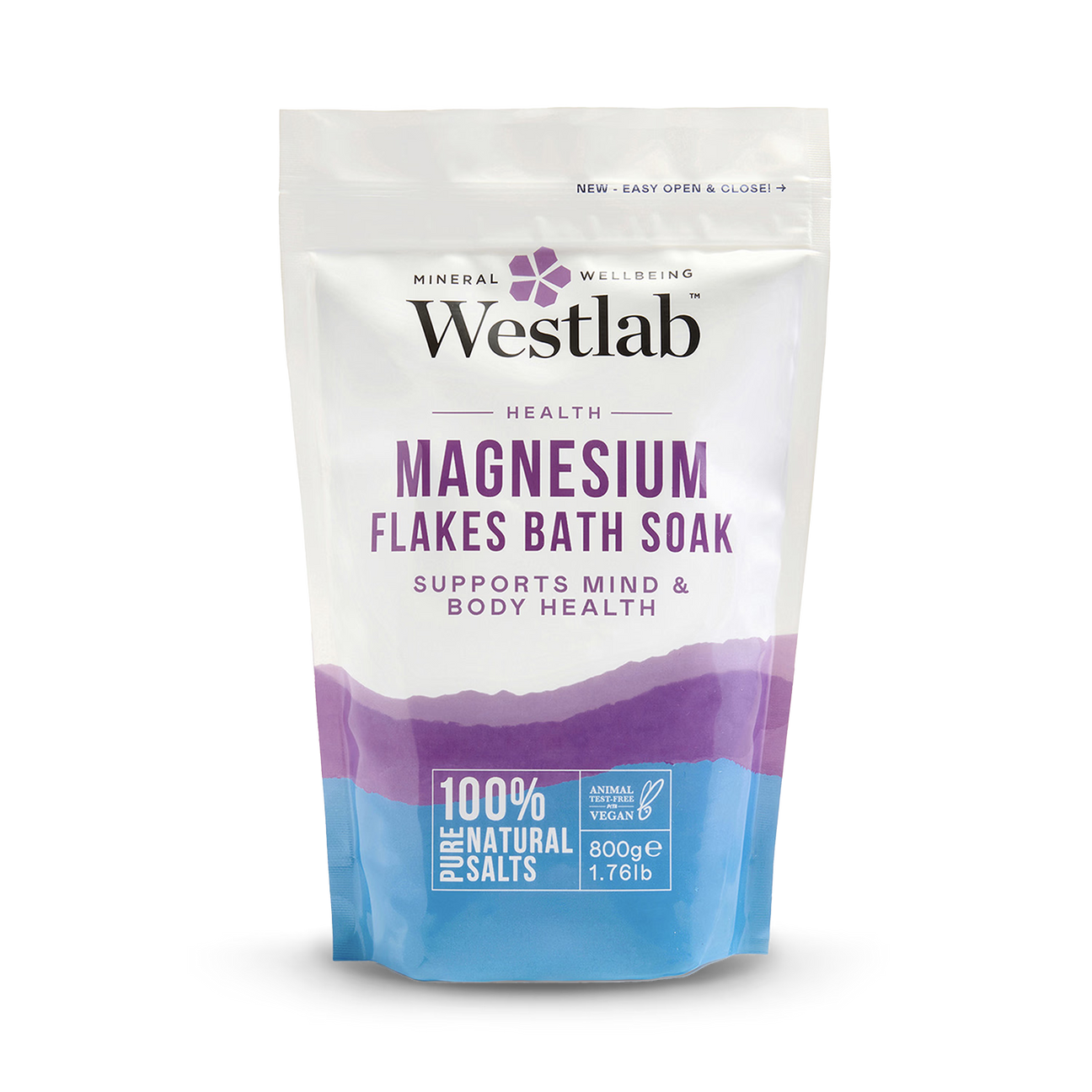 Westlab Health Magnesium Flakes Bath Soak 800g