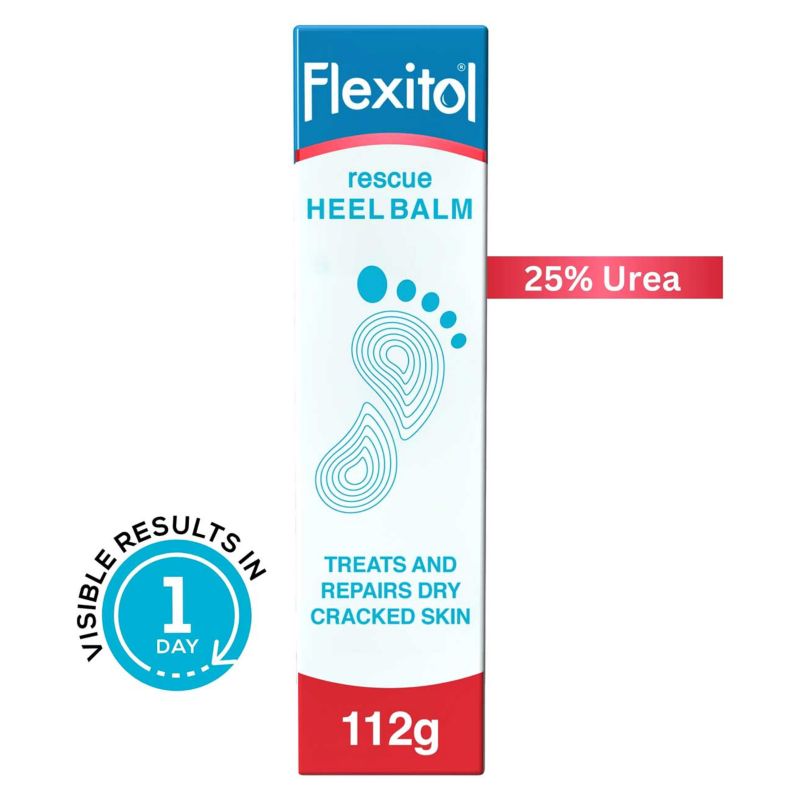 Flexitol 25% Urea Heel Balm for Dry, Cracked Heels - 112g — product packaging