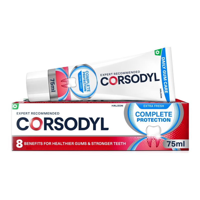 Corsodyl Complete Protection Extra Fresh Toothpaste - 75ml — product packaging