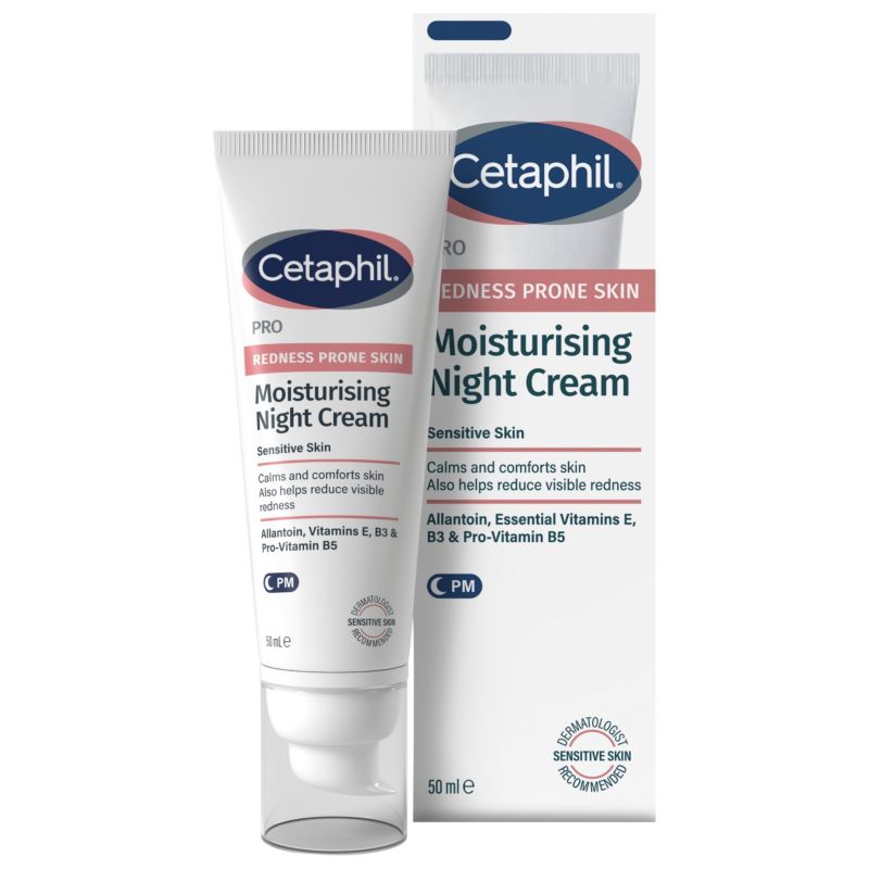 Cetaphil PRO Redness Prone Skin Moisturising Night Cream - 50ml — product packaging