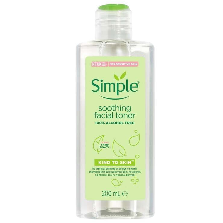 Simple Kind to Skin Alcohol Free Soothing Facial Toner 200ml