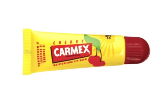Carmex Strawberry Moisturising Lip Balm SPF15 10g — product packaging