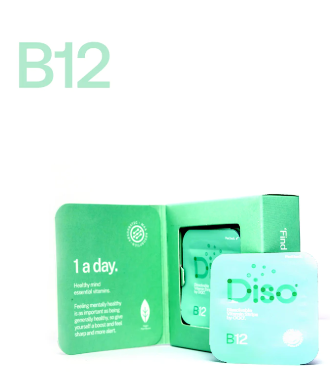 DISO® Stomatoscopy B12 Orange Mint Flavor 30 Patch DISO® B12 Orange Mint 30 ORAL Strips