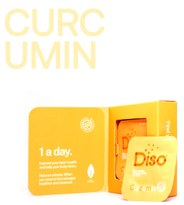 DISO® Oral Paste Orange Togoscolita 30 Patch DISO® Curcumin 30 Ol STRIPS