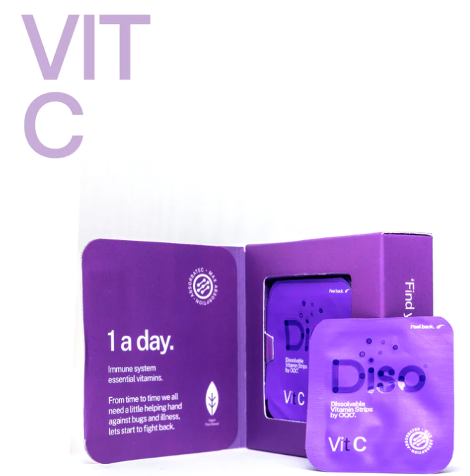 DISO® Oral Paste Vitamin C Plot of Bone Wood Decoction 30 Patch DISO® VIT C 30 OLAL Strips 30 Ols Strips