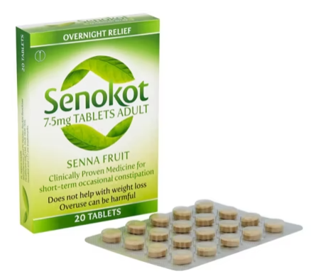 Senokot to relieve short -term constipation drugs 7.5 mg of 20 tablets Senokot 7.5mg Tablets Adults -20 Tabletstables Adults -20 Tablets