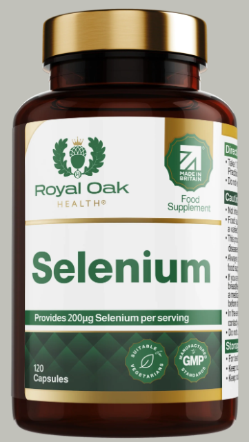 Selenium capsule (120) enhanced thyroid function Royal Oak Health Selenium Capsules (120)