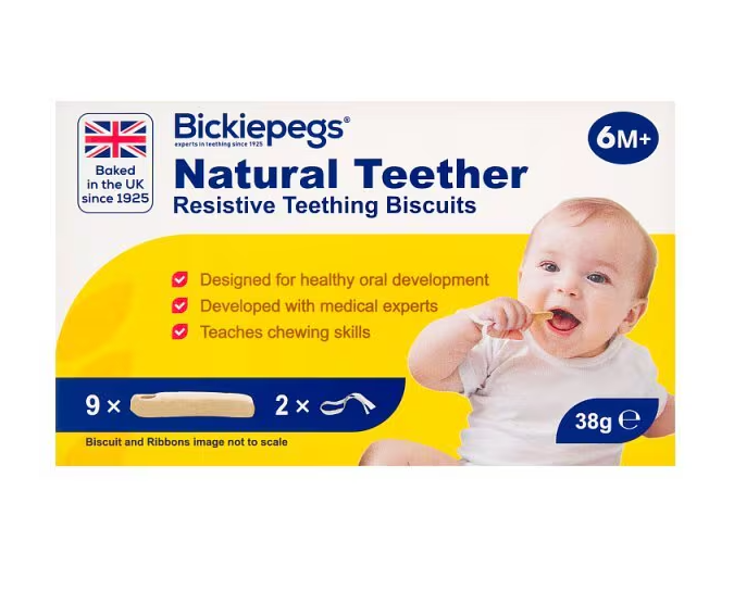Bickiepegs 儿童天然出牙饼干 38克
