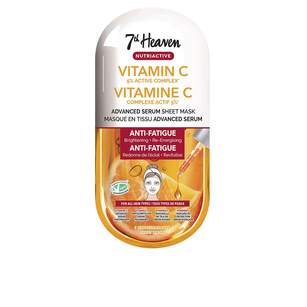 7th Heaven Nutriactive Vitamin C Advanced Serum Sheet Mask - 1 Mask — product packaging