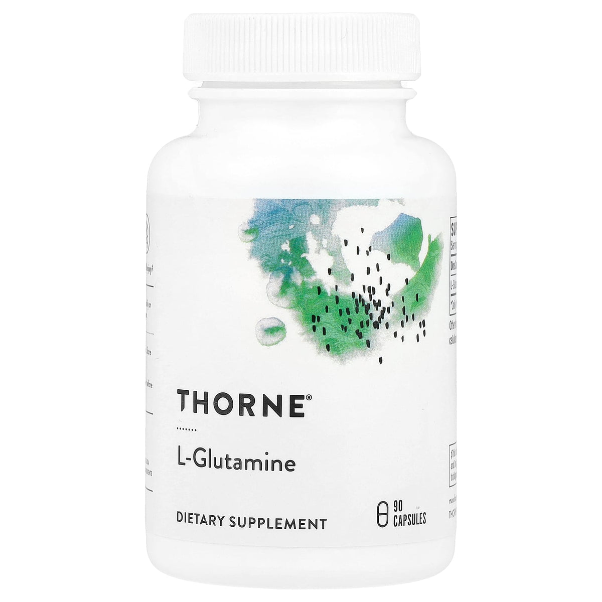 Thorne L-Glutamine 500mg Capsules - 90 Capsules — product packaging