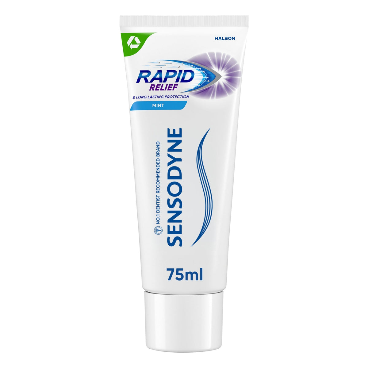 Sensodyne Rapid Relief Sensitive Toothpaste Original Mint - 75ml — product packaging