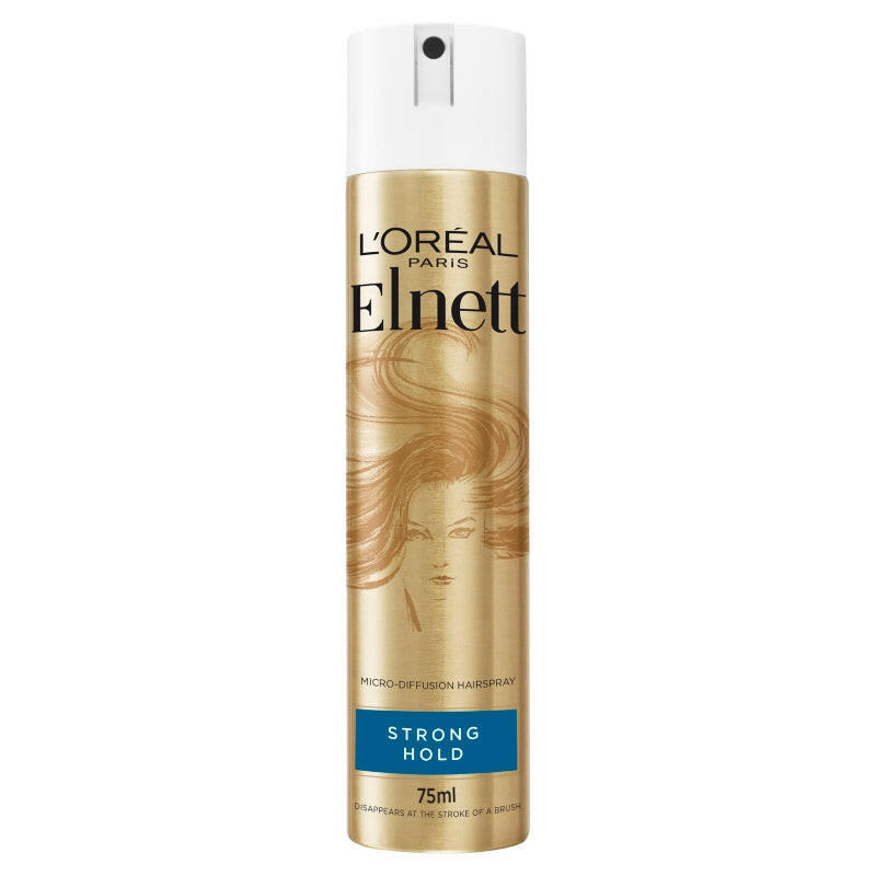 L'Oréal Elnett Strong Hold Shine Hairspray - 75ml — product packaging