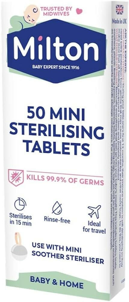 Milton Mini Sterilising Tablets 50 pack