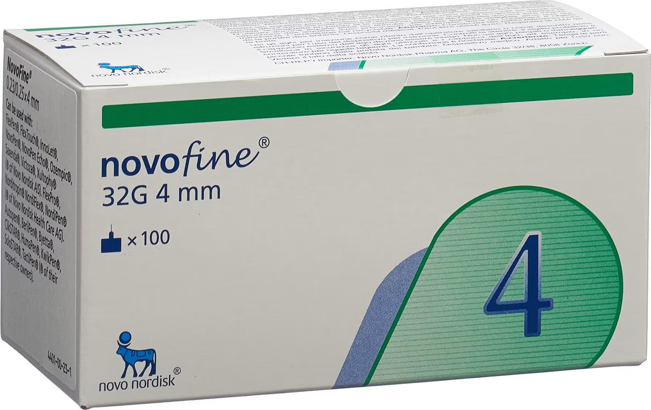 NovoFine 32G 4mm Pen Needles