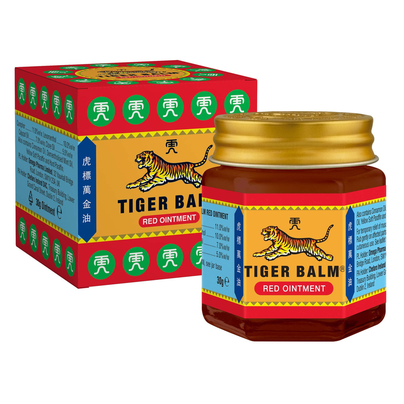 Tiger Balm Red Ointment jar