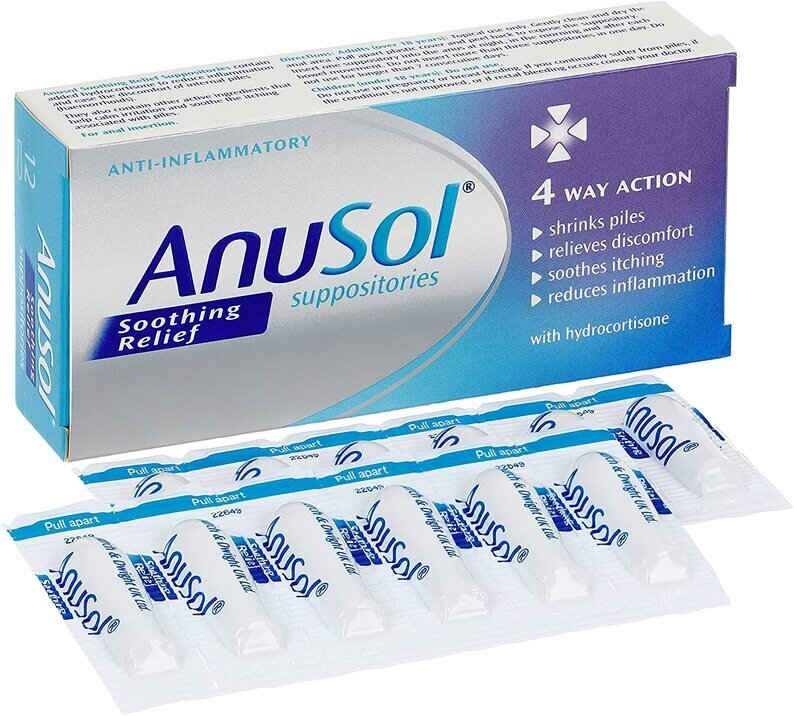 Anusol Soothing Relief suppositories 12