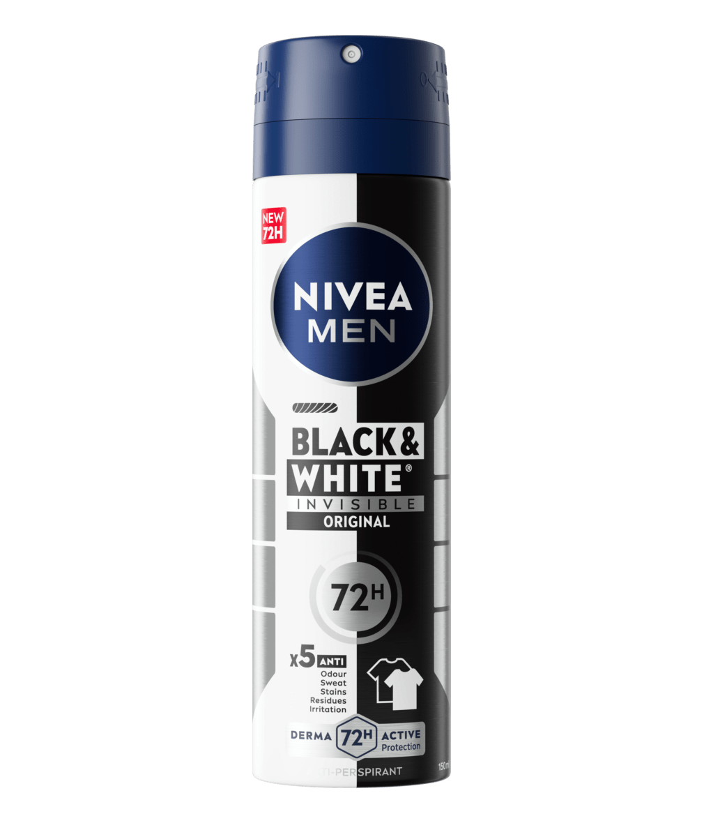 NIVEA MEN Black & White Anti-Perspirant Deodorant 150ml