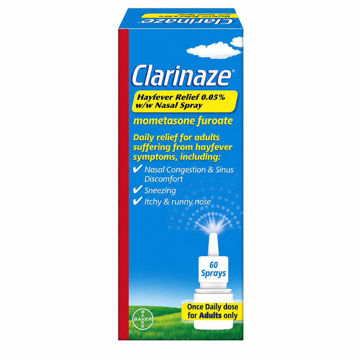 Clarinaze 过敏喷雾剂 50微克 鼻腔喷雾剂 - 60喷