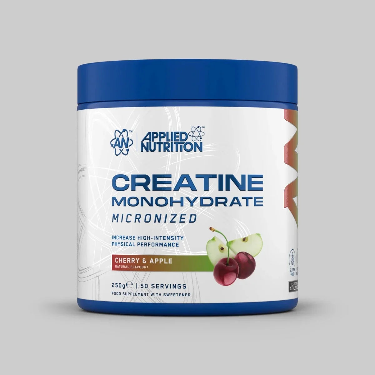 Applied Nutrition Creatine Monohydrate Micronized Cherry & Apple - 250g — product packaging