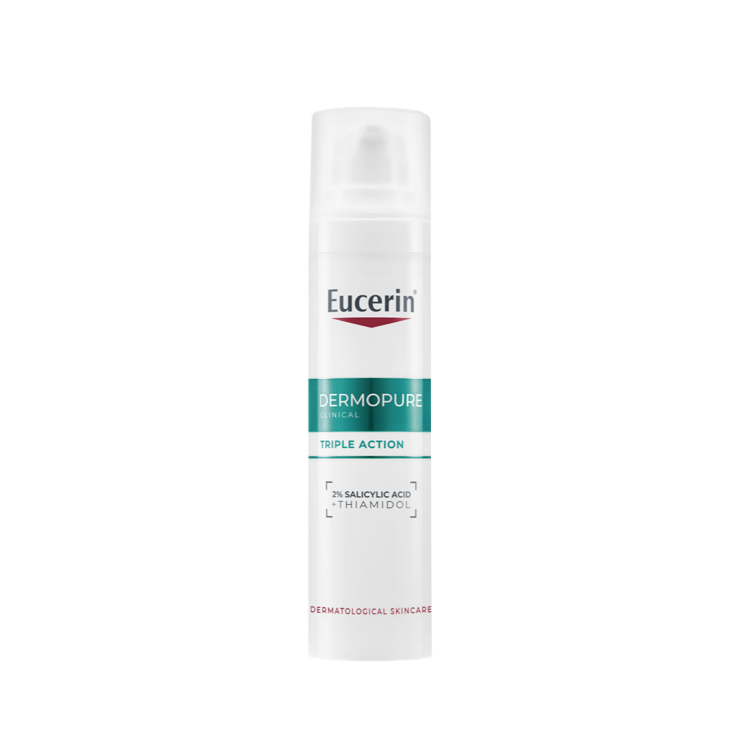Eucerin DermoPure Clinical Triple Action Fluid for Blemish-Prone Skin - 40ml — product packaging