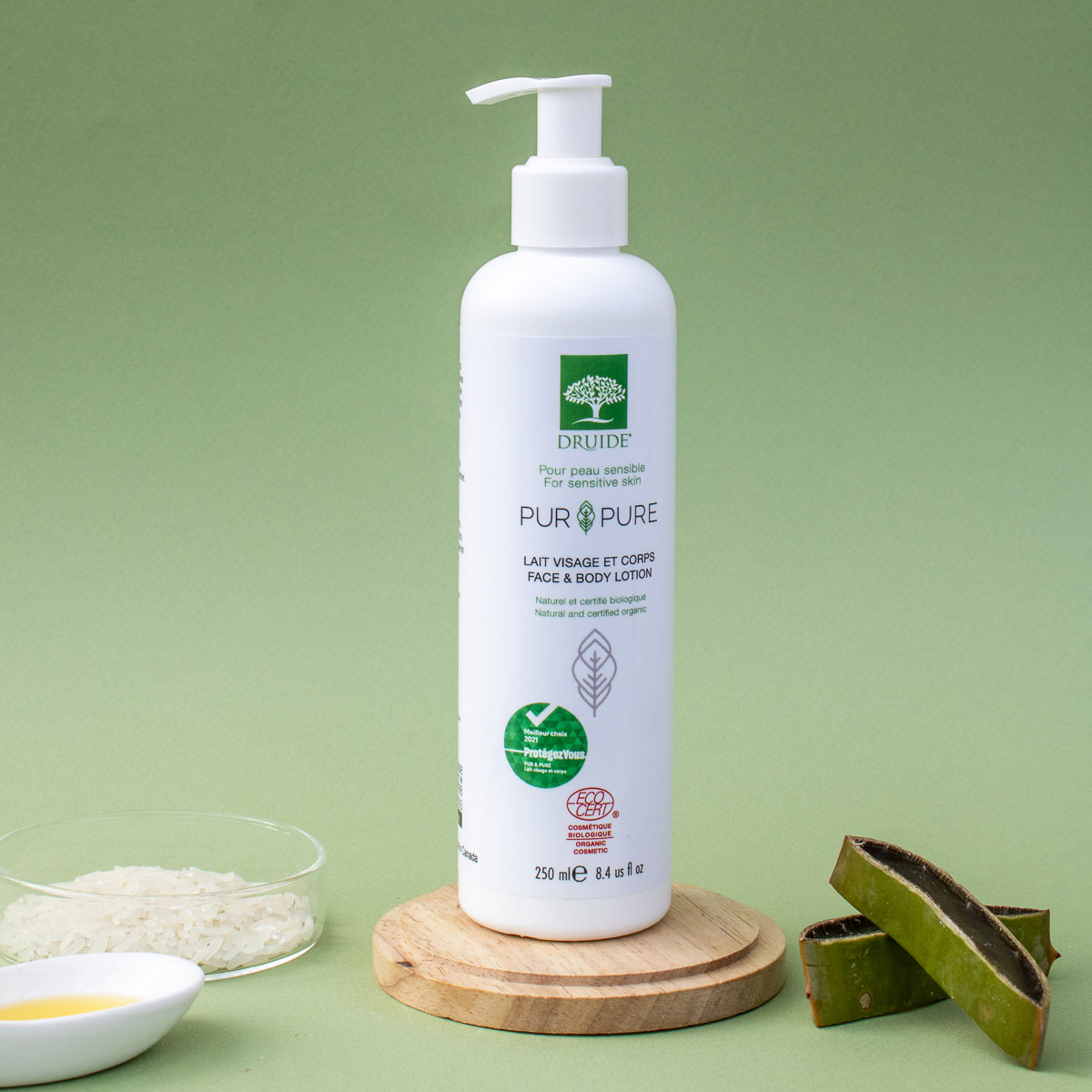 DRUIDE Pur&Pure 面部和身体乳液 250ml