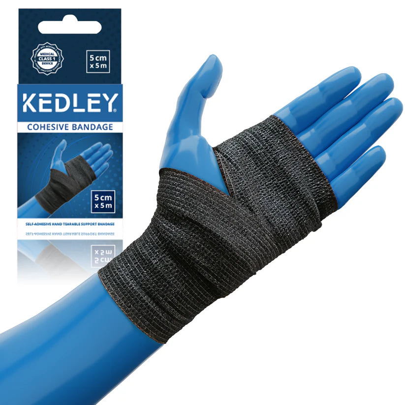 KEDLEY 粘性绷带 黑色 5cm*5m
