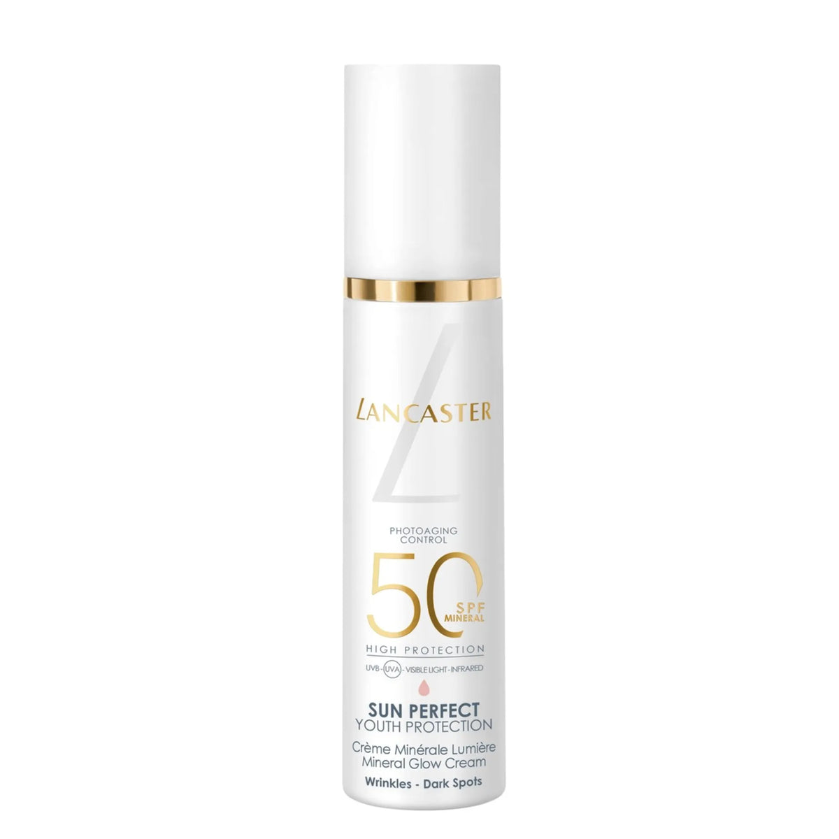 Lancaster Sun Perfect Mineral Glow Cream SPF50 - 50ml — product packaging