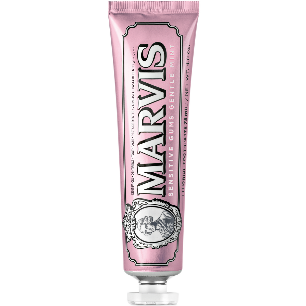 Marvis Sensitive Gums Gentle Mint Toothpaste - 75ml — product packaging