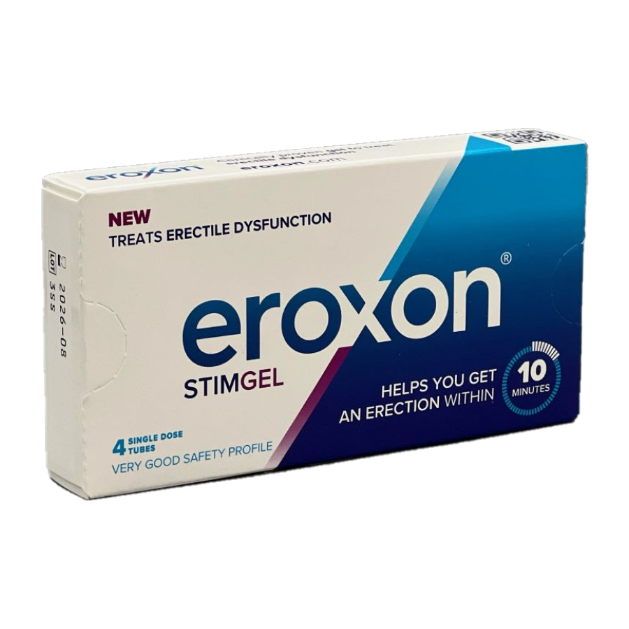 Eroxon Erectile Dysfunction Treatment Gel - 4 Pack — product packaging