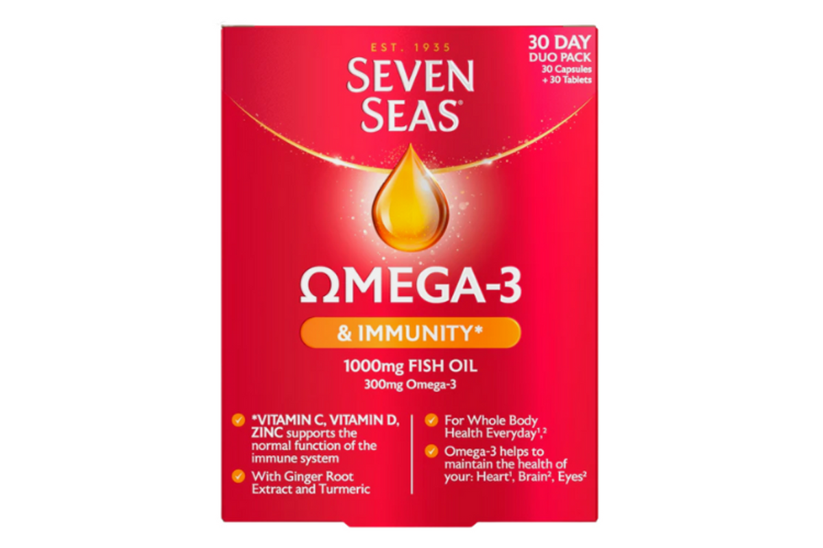Qihai Omega 3 & Immunization Seven Seas Omega-3 & Immunity