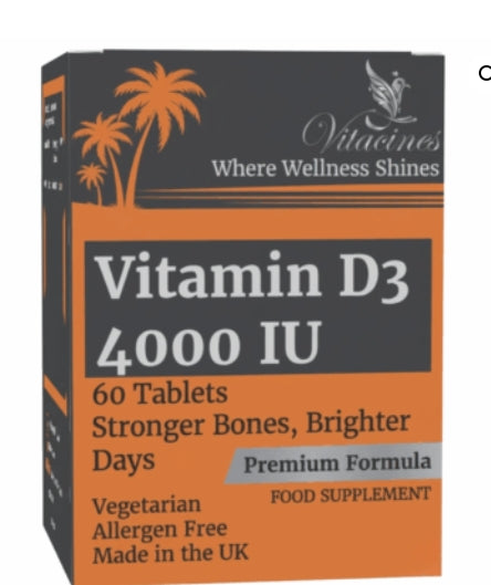 维生素 D3 4000 IU 片剂 60 片