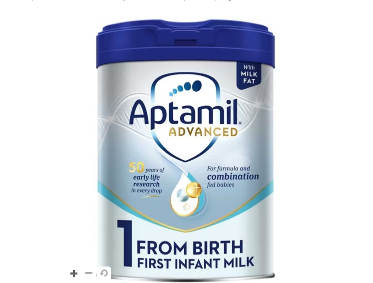 Aptamil Advanced Infant Baby Milk Formula Powder, From Birth, 800g