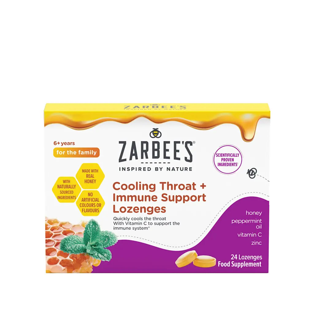 Zarbee’s Cooling Throat & Immune Support Lozenges