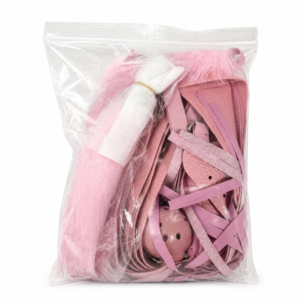 Multi-Piece Adult Role Play Restraint Set - Pink Edition