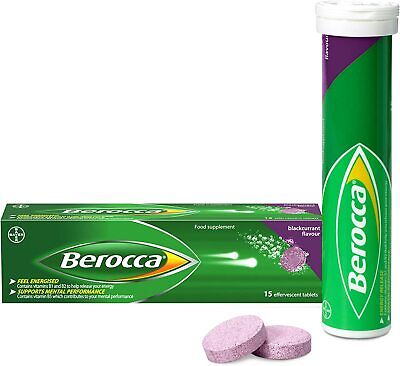 BEROCCA EFF TABS BLACKCURRANT 15