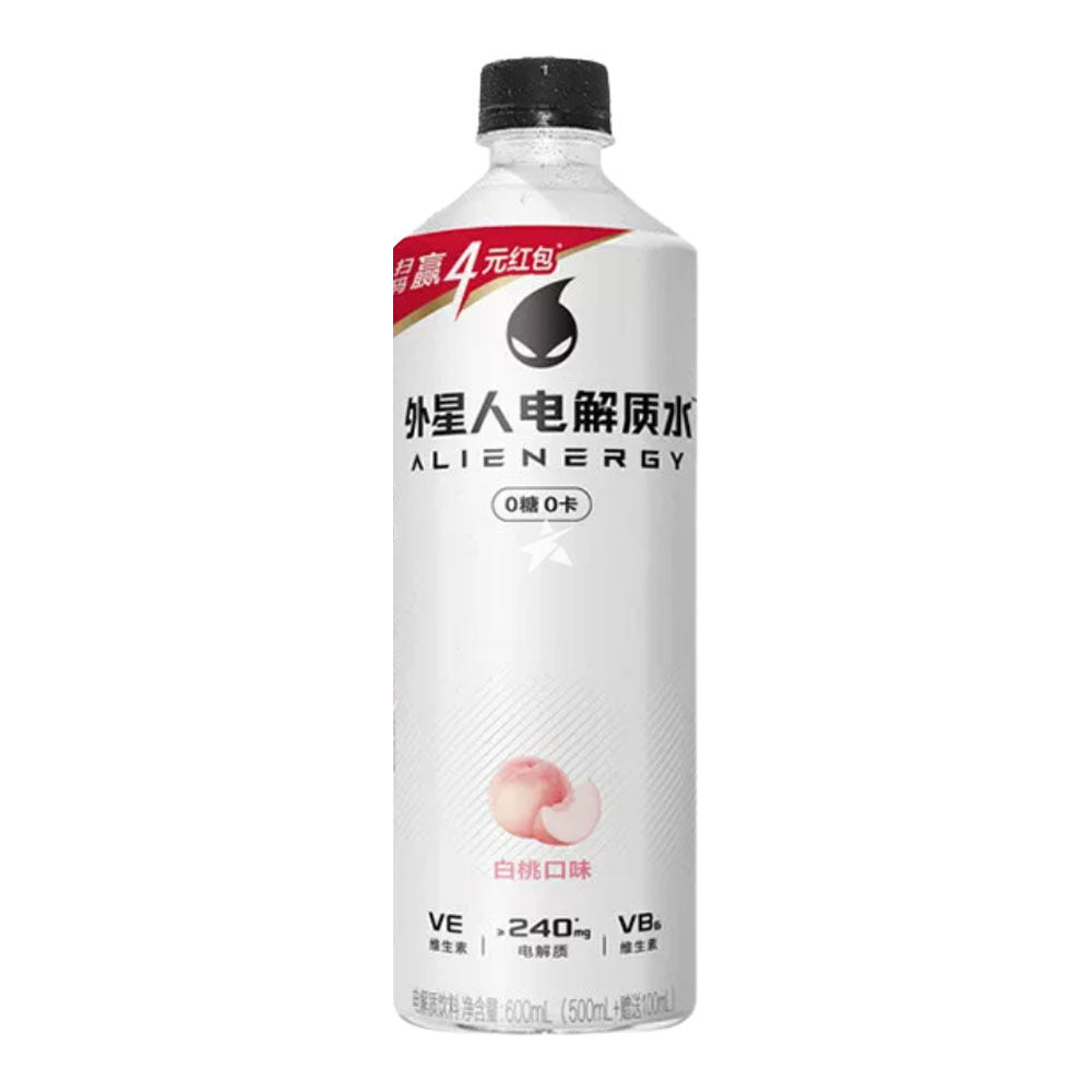 Genki Forest Alienergy Sports Drink White Peach Flavour - 600ml