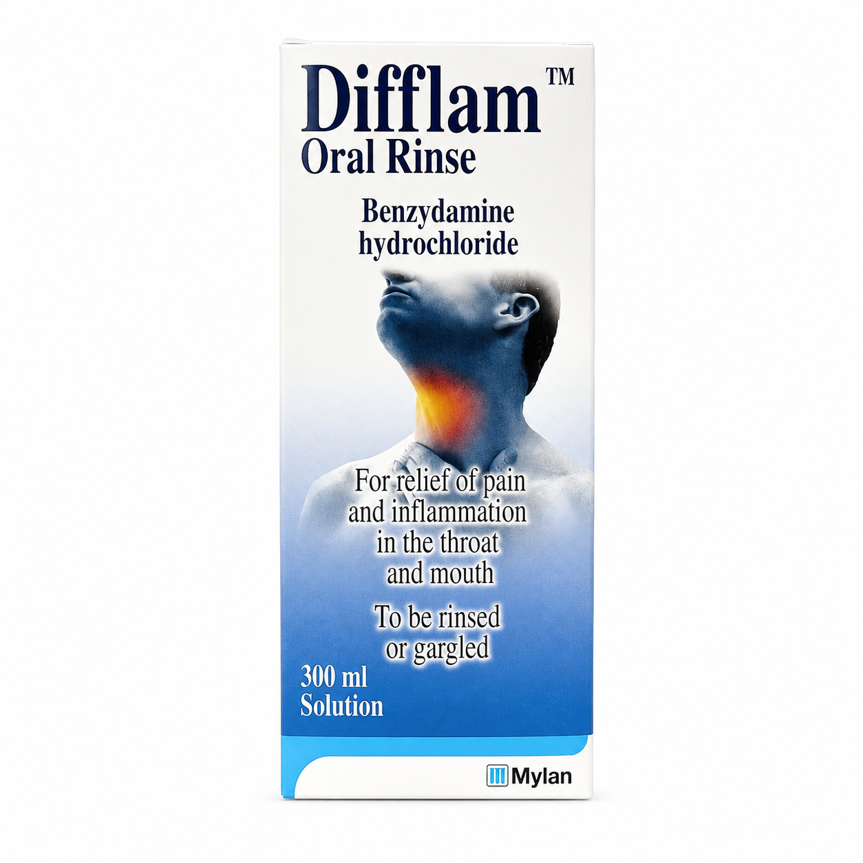 Difflam 口腔漱剂 0.15% w/v 300毫升 - 缓解咽喉痛和口腔溃疡