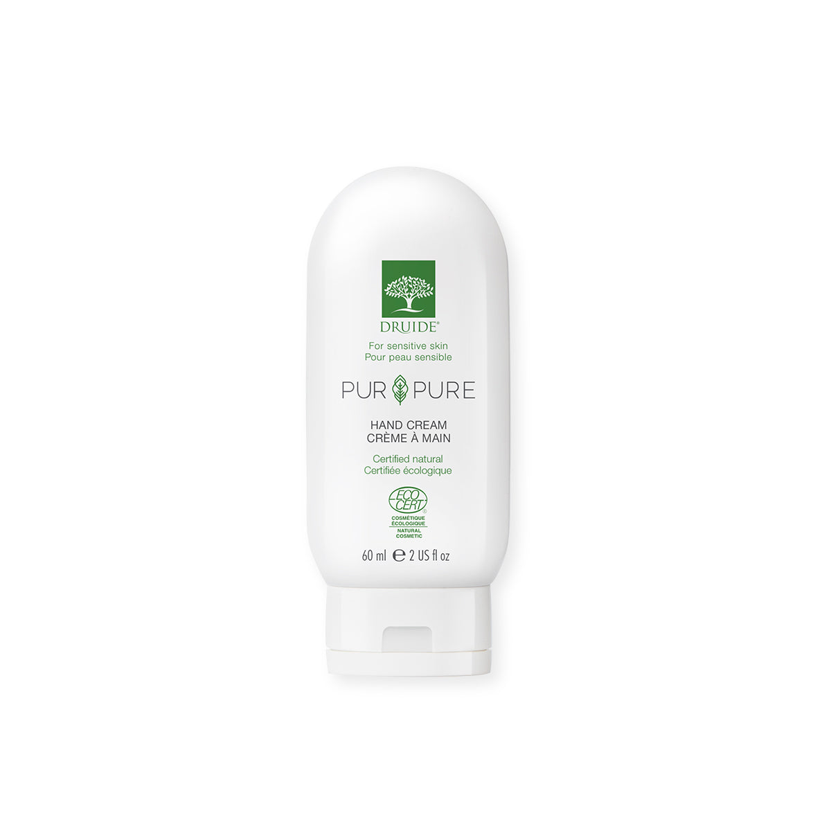 DRUIDE Pur&Pure Hypoallergenic Hand Cream 60ml