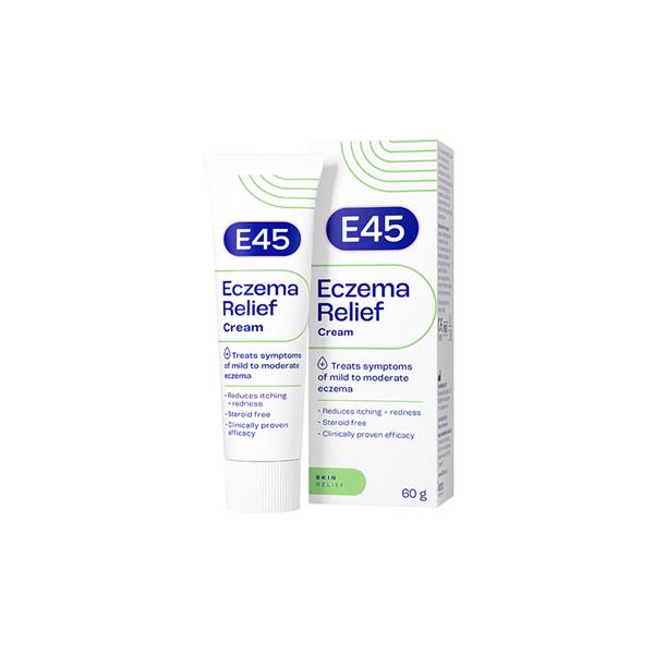 E45湿疹舒缓乳霜 60克 - 不含类固醇润肤剂