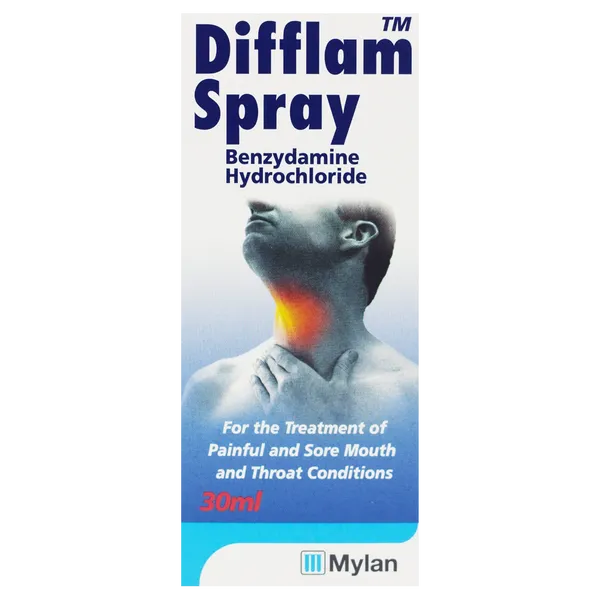 Difflam Sore Throat Spray(Benzydamine) 30ml
