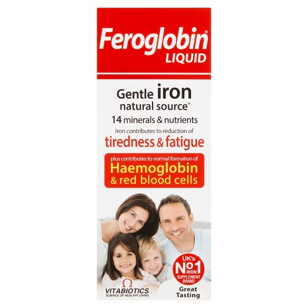 Vitabiotics Feroglobin B12 Iron Supplement Liquid - 200ml
