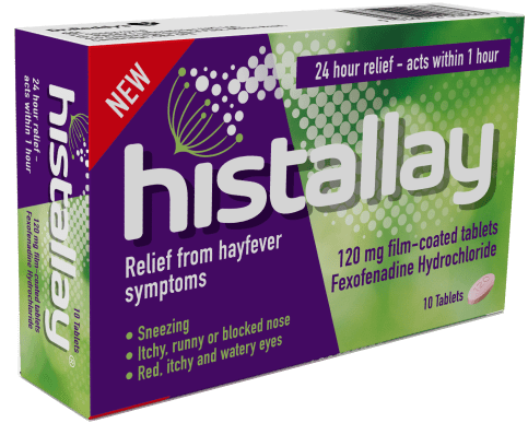 histallay 120Mg Film Coated Tablets Fexofenadine hydrochride 30Tablets