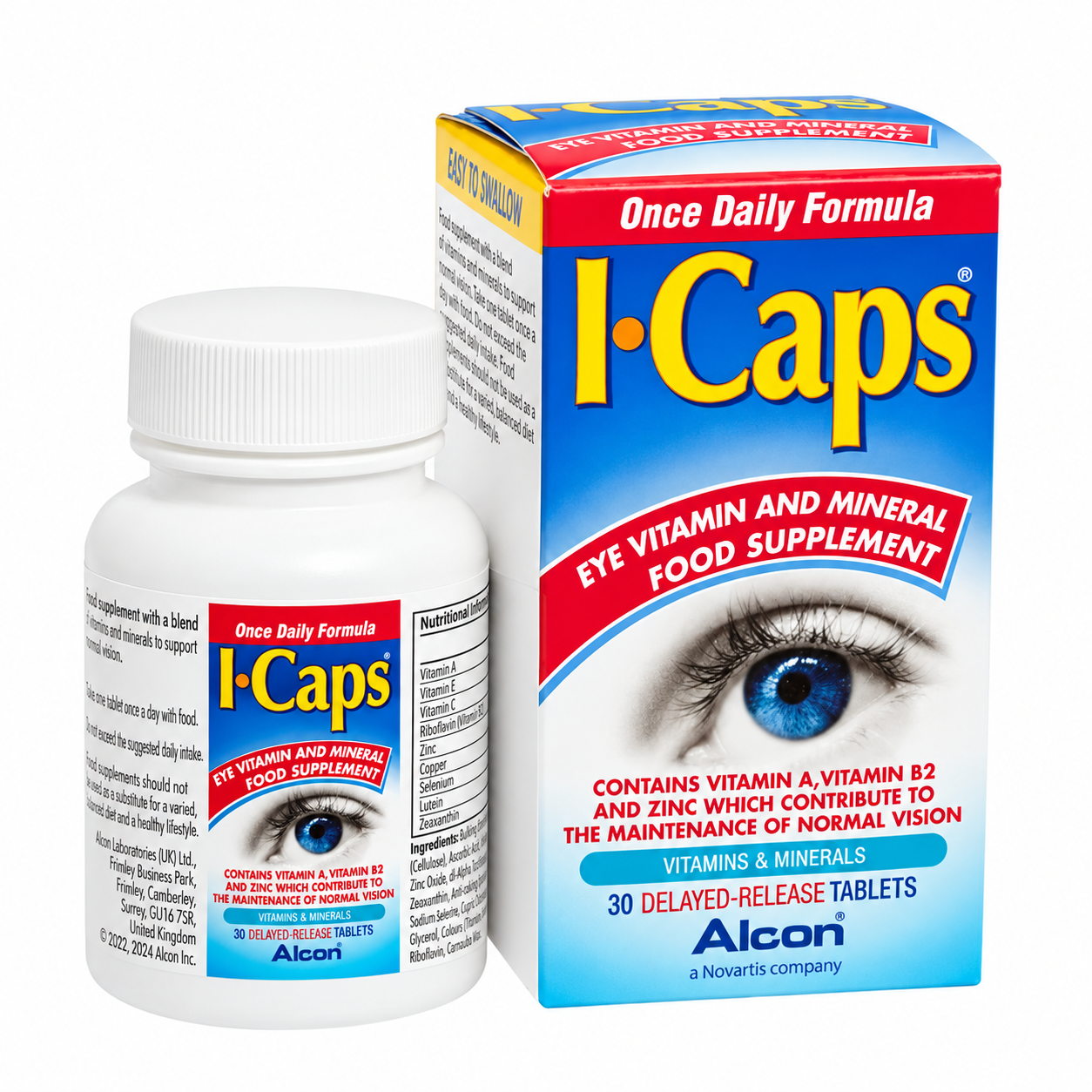 ICaps Lutein & Zeaxanthin Eye Health Formula - 30 Tablets