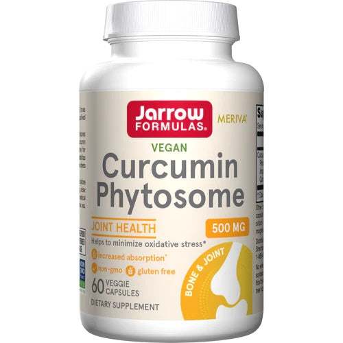 Jarrow Formulas Curcumin Phytosome 500mg - 60 Veggie Capsules — product packaging