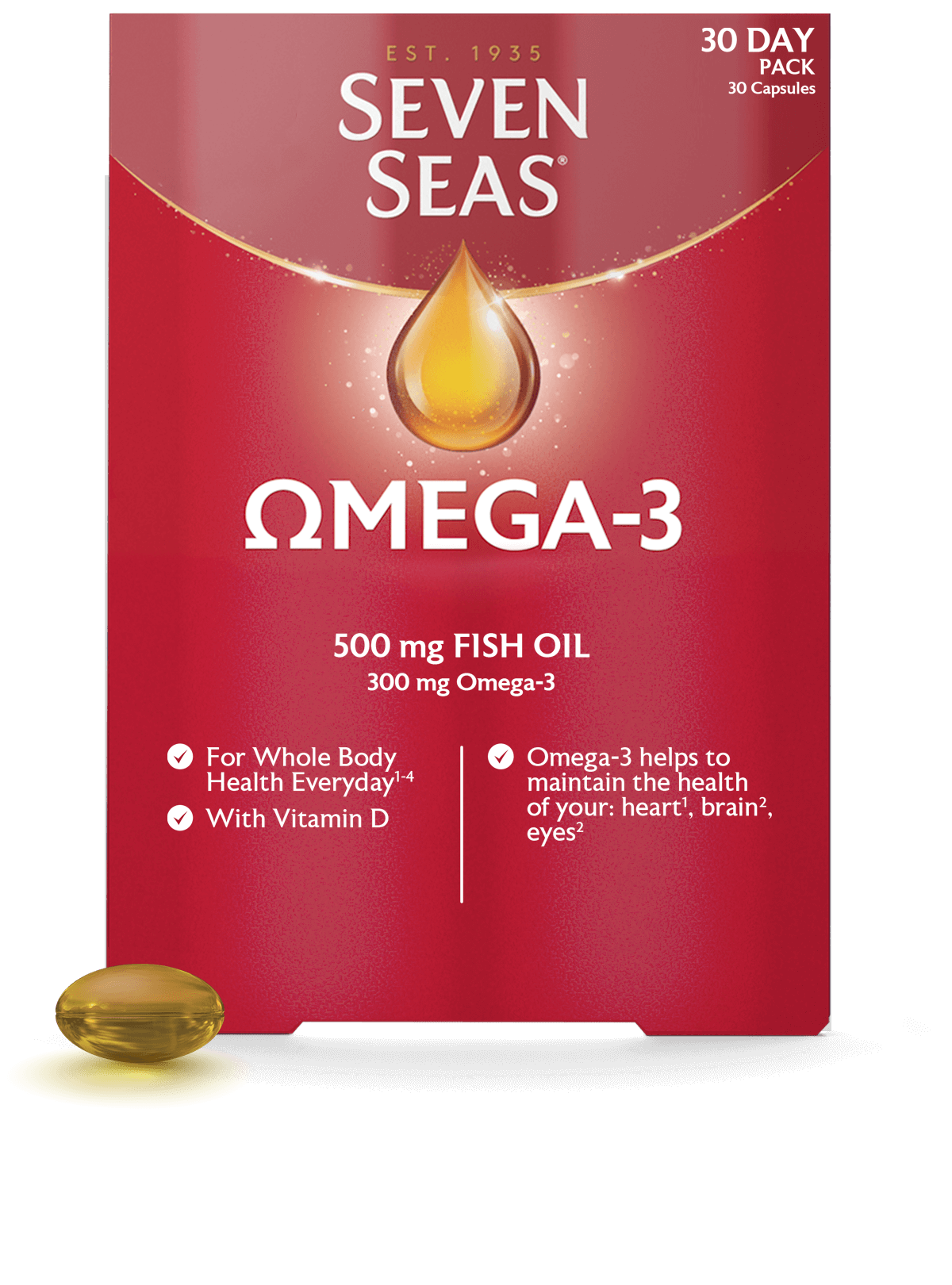 Seven Seas Omega-3 Fish Oil 30 Caps