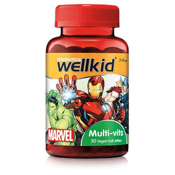 Vitabiotics Wellkid 漫威多种维生素素食软糖 - 50粒