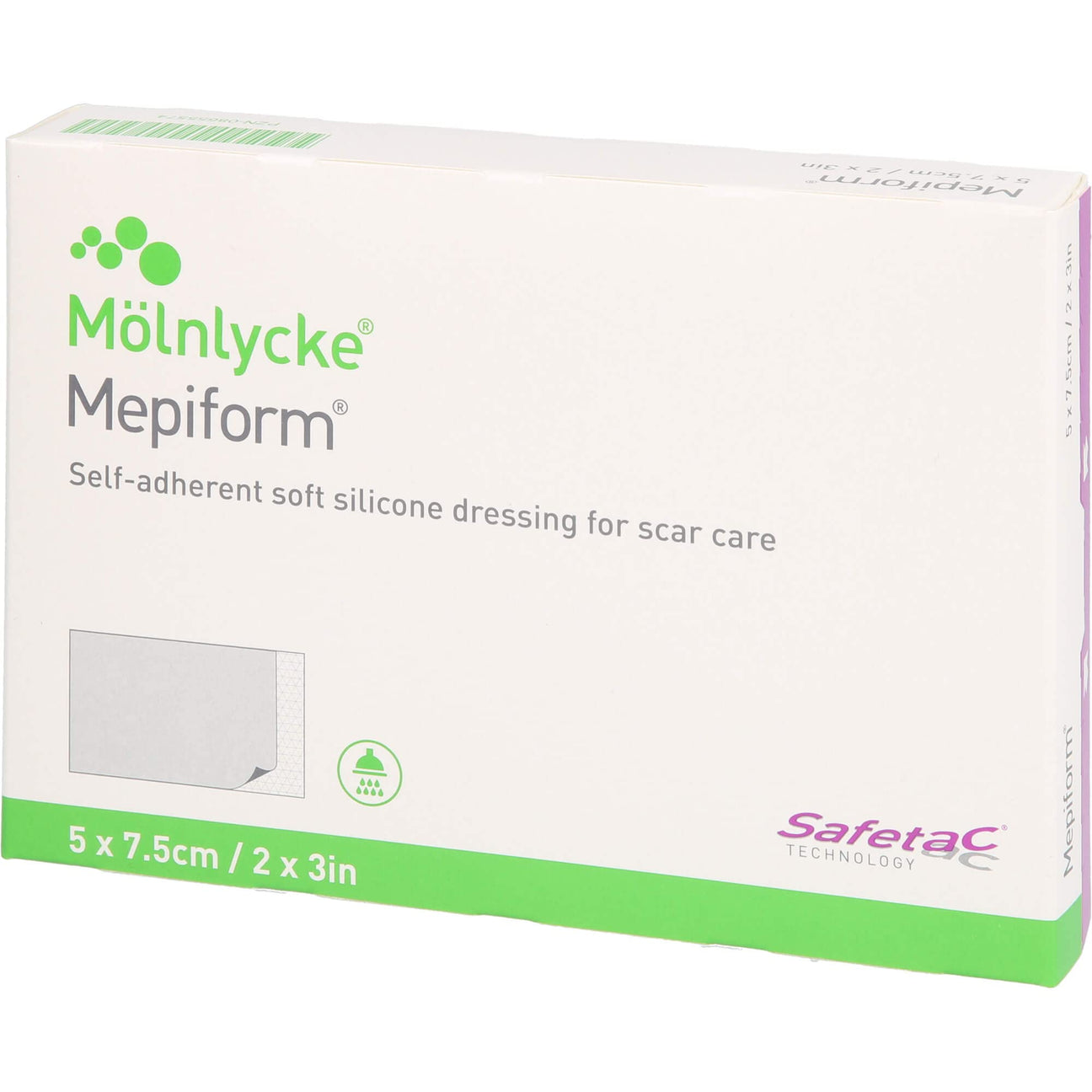 Mepiform Silicone Scar Reduction Dressings 5cm x 7cm (Pack of 5)