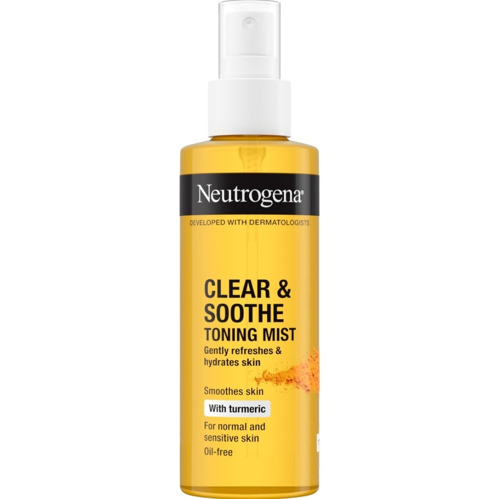Neutrogena Clear & Soothe Turmeric Toning Mist - 125ml — product packaging