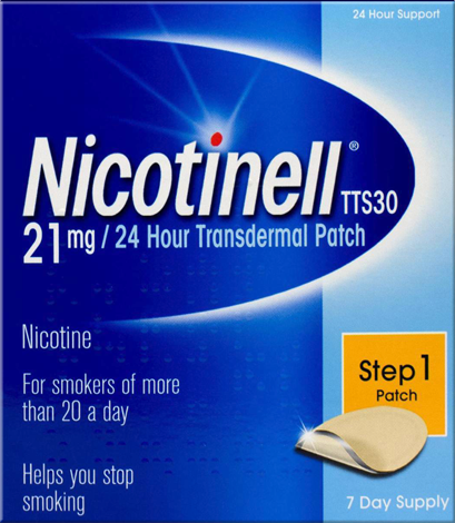 Nicotinell TTS30 21mg Patches - 7 Pack